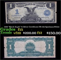1899 "Black Eagle" $1 Silver Certificate FR-236 Sp