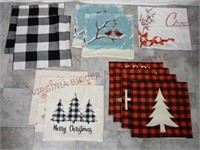 Christmas Pillow Covers ~ Lot of 12