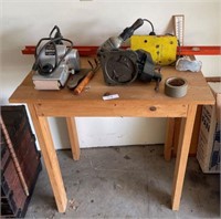 Small Work Table & Tools