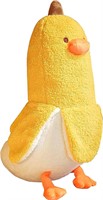 SATKULL Banana Duck Plush Toy  Yellow  19.7in