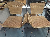 2pk of wicker bar stools