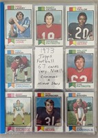 (67) Asst 1973T Football Cards