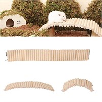 LUVCOSY 3 Packs Wooden Bridge (24'' + 16'' +