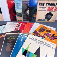 15+ Multiple  LPs - Ray Charles, Nancy Wilson, etc