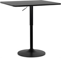Monibloom Bar Table Square Cocktail Table, 31.5 In
