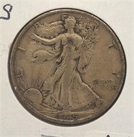 1945-S  Walking Liberty Half