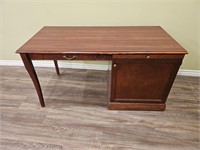 ($359) Wooden Desk with Drawer and Door