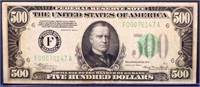 1934A Federal Reserve Of Atlanta $500 note