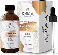 KRIAA Goodness Cedarwood Essential Oil 4oz with
