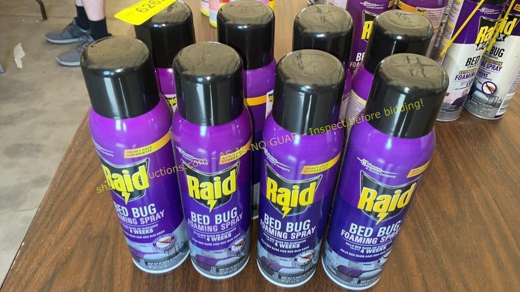 8ct. Raid Bed Bug Killer