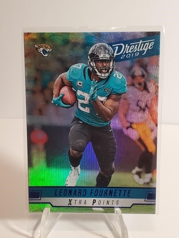 2019 Prestige Xtra Points Blue Leonard Fournette