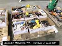 LOT, ASSORTED TOOLS ON THIS PALLET