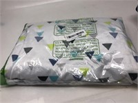 New HB Baby blanket 30x40inches Blue green gray,