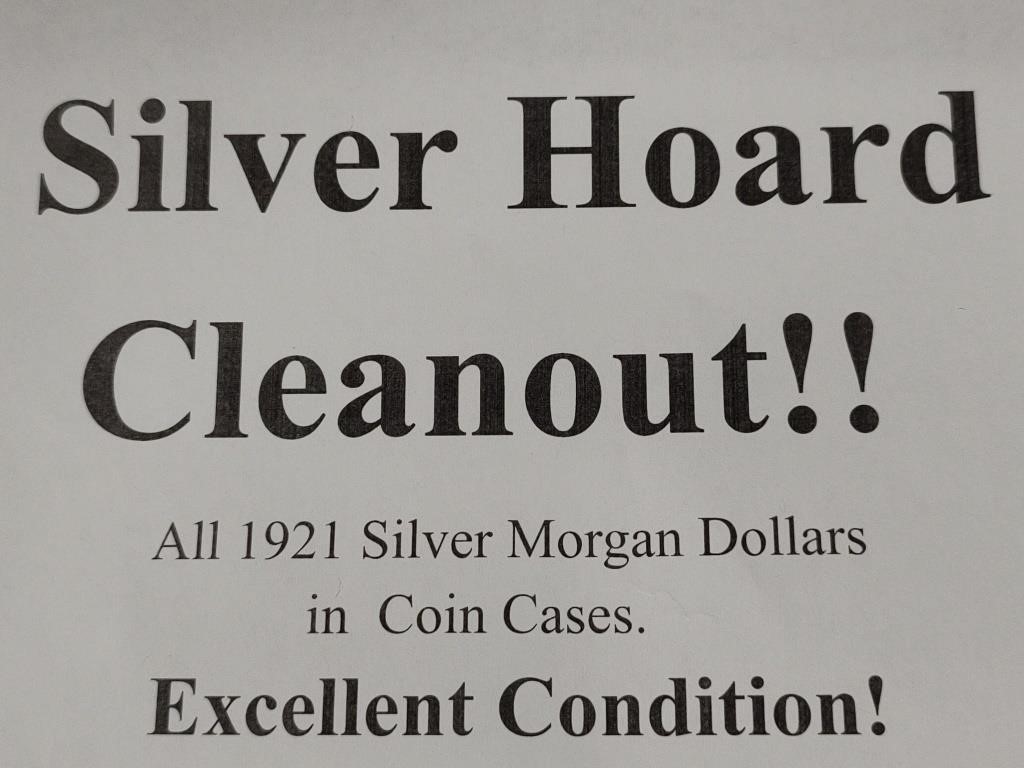 Silver Hoard Cleanout!