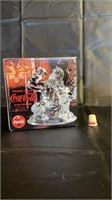 1999 Coca Cola figurine and plastic thimble