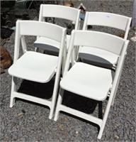 High End Suncast PVC Locking Outdoor Chairs