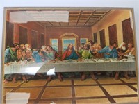 The Last Supper Resin and Foil Print