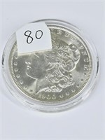 1900-O Morgan Silver Dollar, 80 / Uncirculated