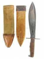 U. S. Wwi A.c.co M1917 Bolo Knife & Scabbard