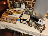 Vintage kitchen incl. sandwich press, waffle iron&
