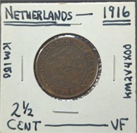 1916 Netherlands coin