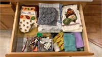Everything in Drawer
Towels, Pot Holders & Misc.