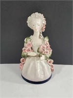 Vintage Cordey Porcelain Lady Woman of Roses Hand