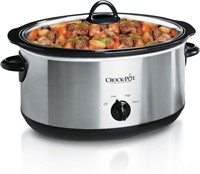 Crock-Pot 7 Qt Oval Slow Cooker  Stainless Steel