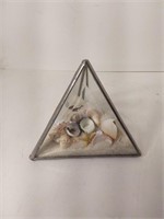 Tetrahedron Enclosed Beveled Glass Beach UJC