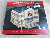 Plasticville USA Scale Model Hospital for Toy Vill