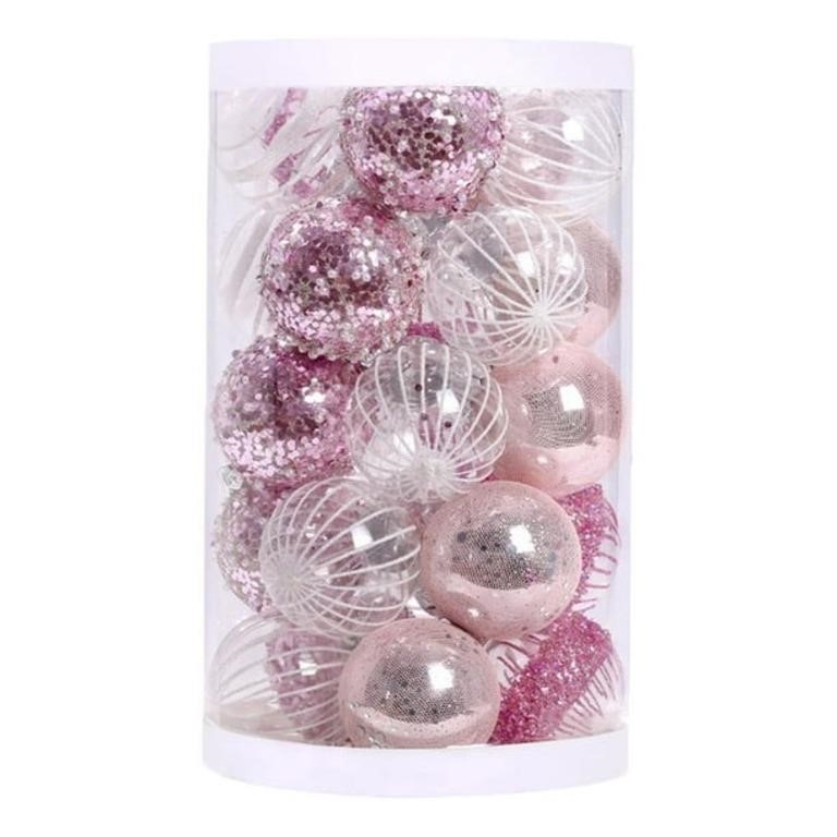 25Pcs Christmas Ball Ornaments, Xmas Hanging T