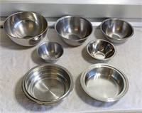 7-pc. SS Mixing Bowl Set