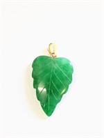 Jade Leaf Pendant