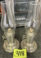 2-small oil lamps