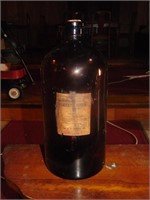 Large Brown Medicine Bottle