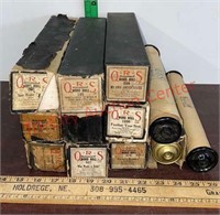 12 Vintage Player Piano Rolls QRS