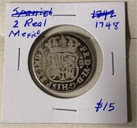 1748 Mexico 25 Centavos