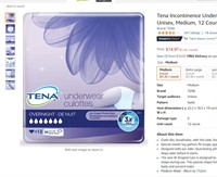 Tena Incontinence Underwear for Overnight, Unisex