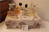 Perfumes and decorative box