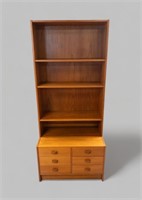 MID CENTURY TEAK BOOKCASE