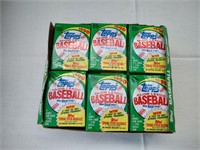 Box of 1990 Topps Baseball Packs