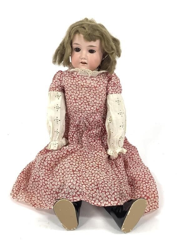 Armand Marseille 370 Doll Bisque, Jointed Kid Body