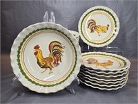 Williams Sonoma Tuscan Rooster Dishes
