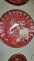 12" round coca-cola thermometer