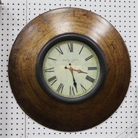 24" Tin Wall Clock-Buchanan Clock Co. Est 1863