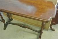 Walnut Stain Hall Table