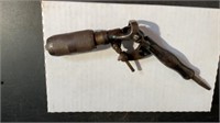 Vintage Angle Drill and draw knife