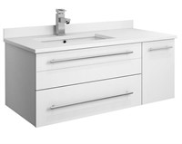 Fresca Lucera 36" Wall Undermount Sink Cabinet