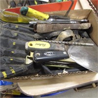 BOX OF MISC TOOLS