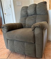 Over Stuffed Olive Green Recliner